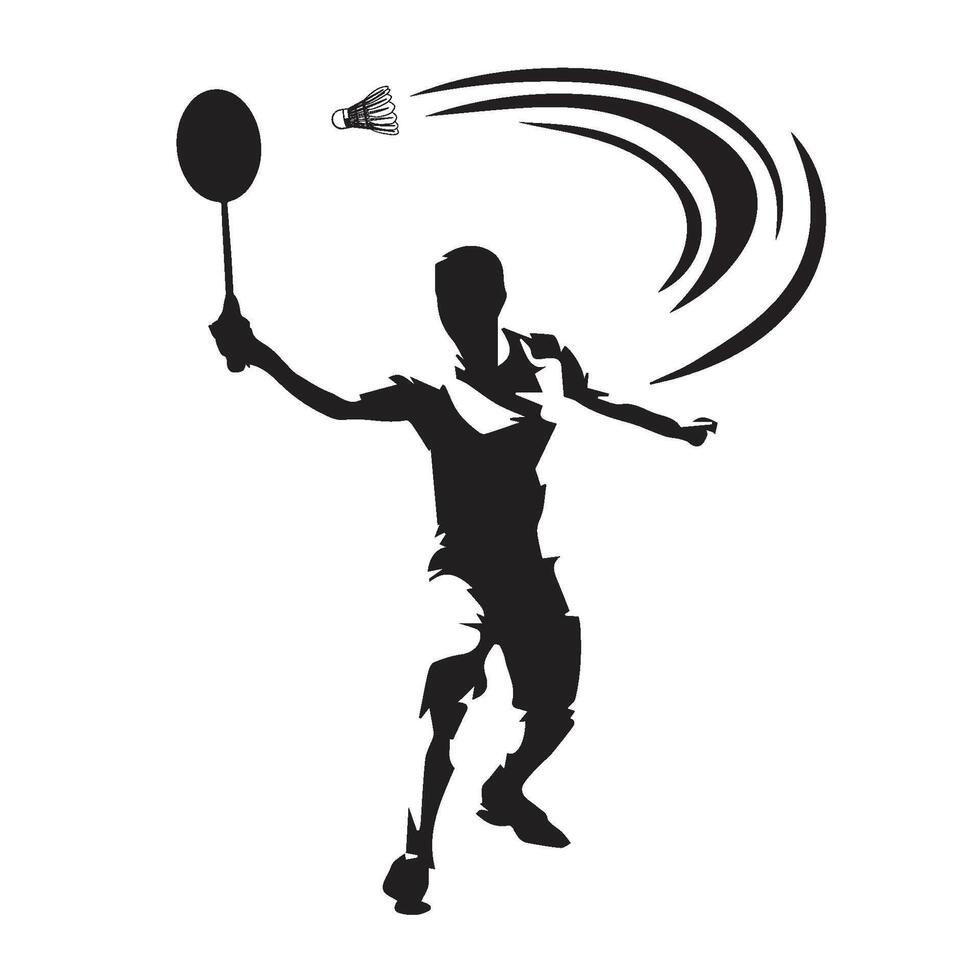 badminton player icon image symbol illustration vector