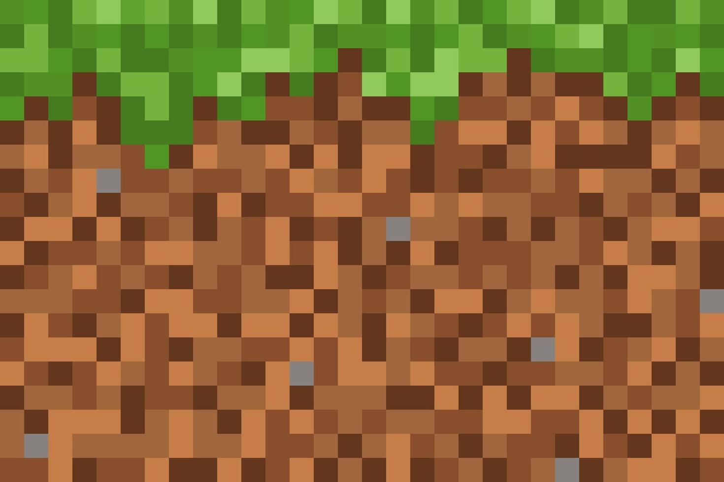 Pixel ground background vector