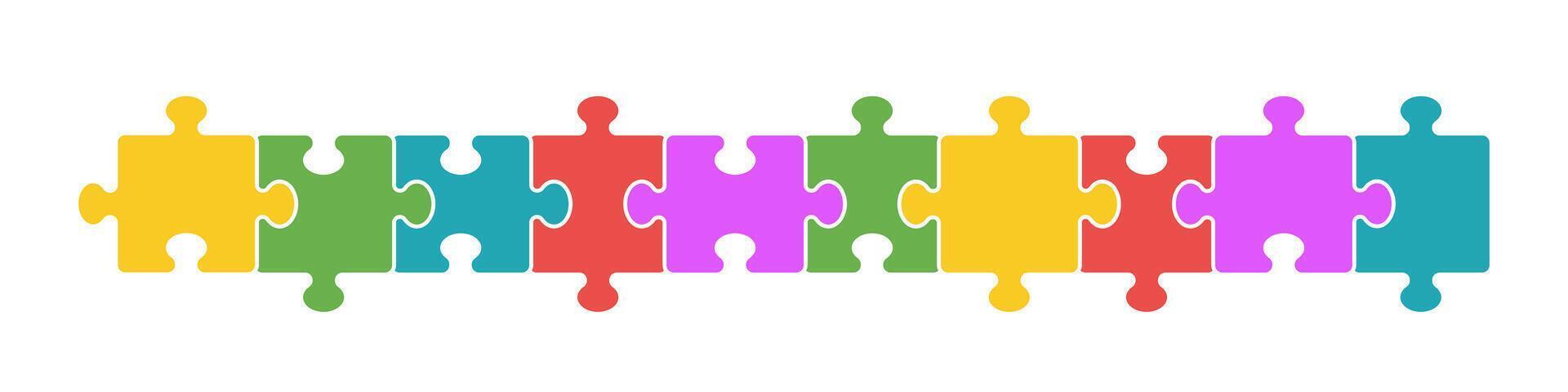 Puzzle icon background simple design vector