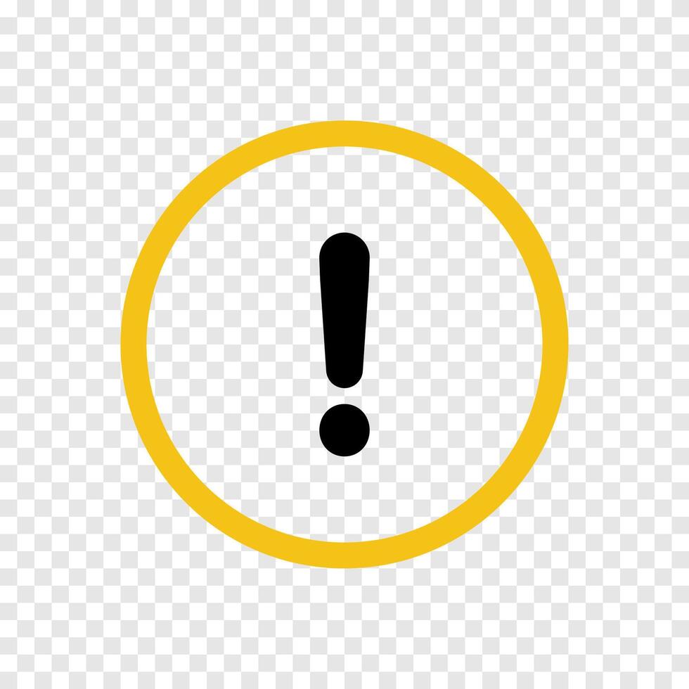 Warning attention sign icon vector