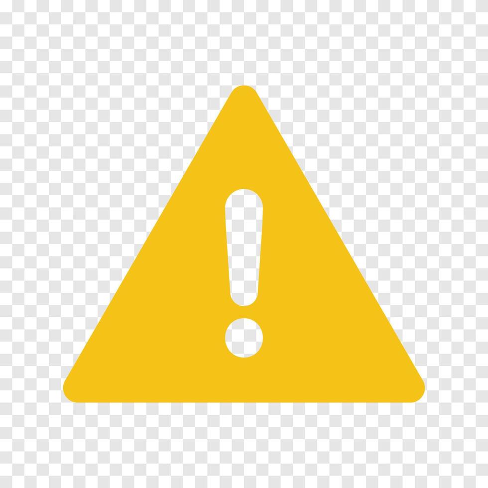 Warning attention sign icon vector