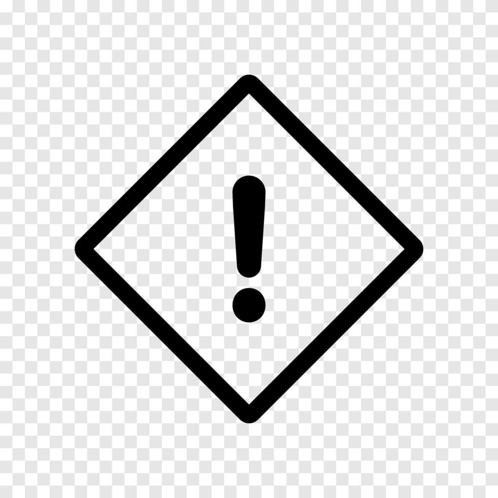 Warning attention sign icon vector