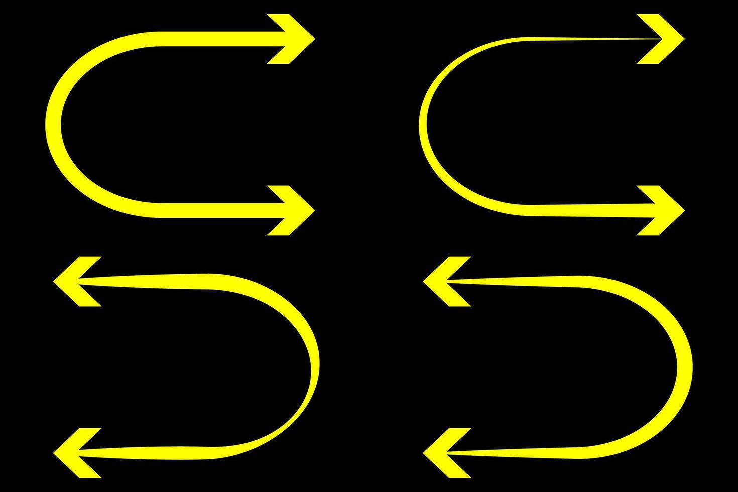Arrow pointing both sides, direction sign, right and left side arrow icon. vector