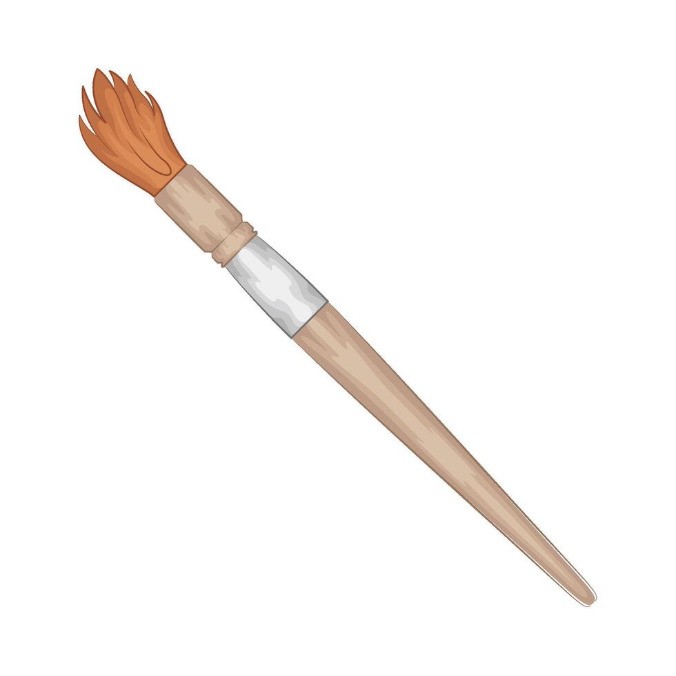 Illustration of paint brush vector