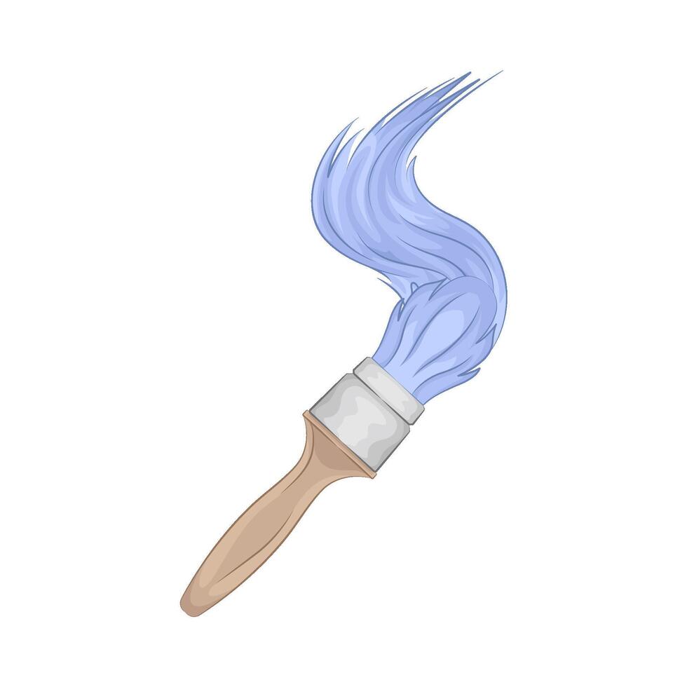 Illustration of paint brush vector