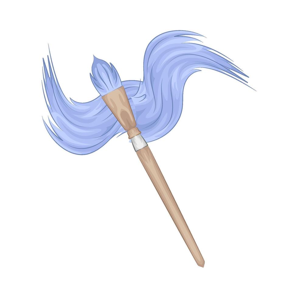 Illustration of paint brush vector