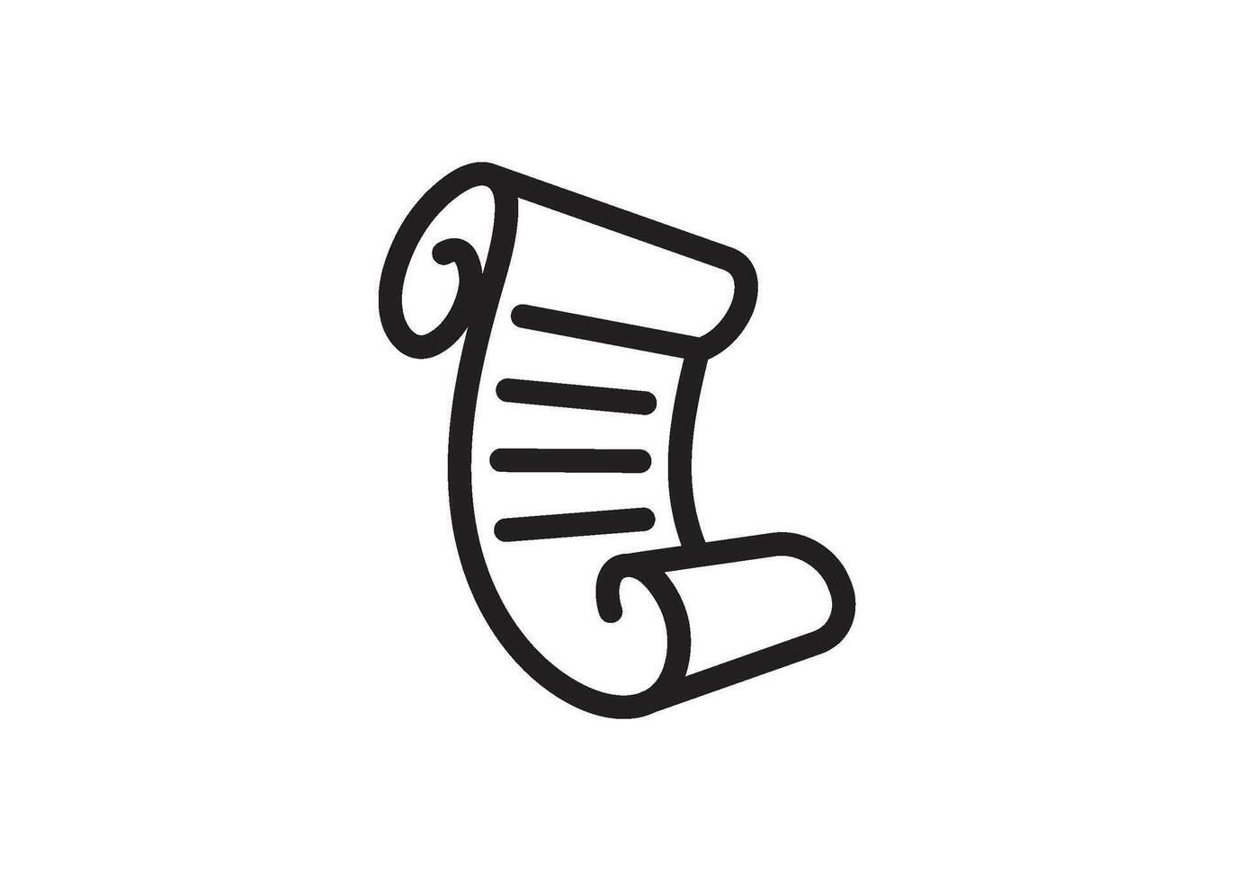 Paper icon design template isolated illustration vector