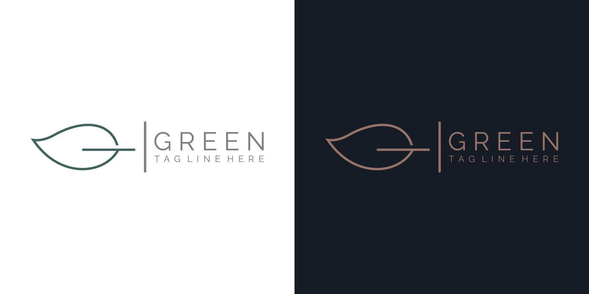 Green Logo Design vector