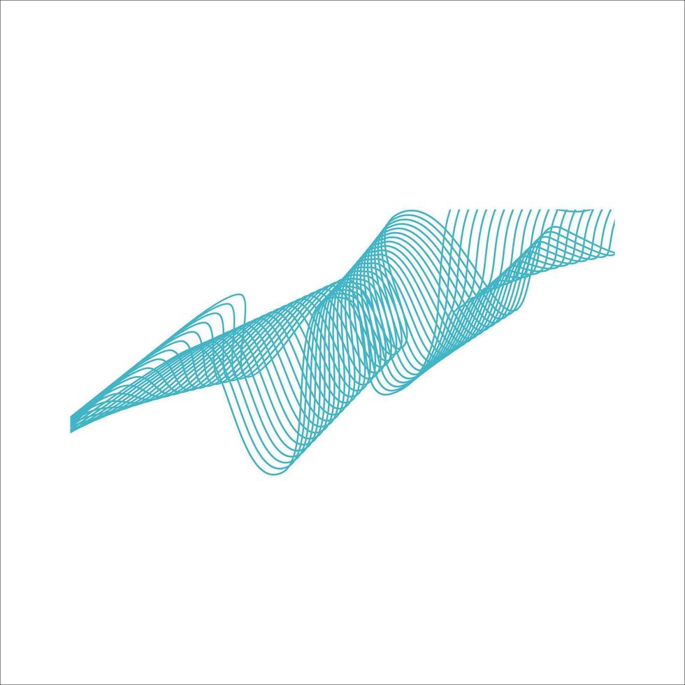 Abstract wave line element vector