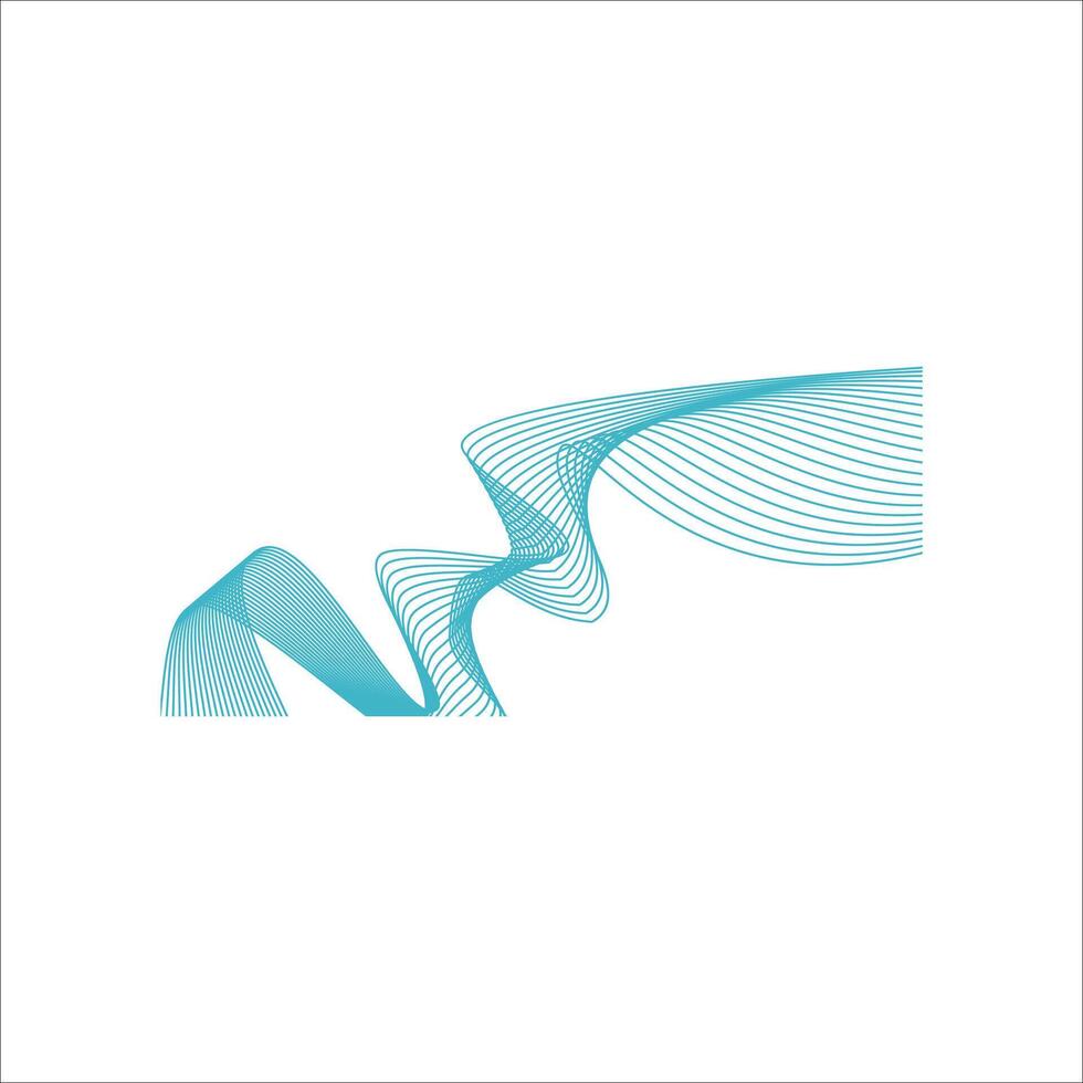 Abstract wave line element vector