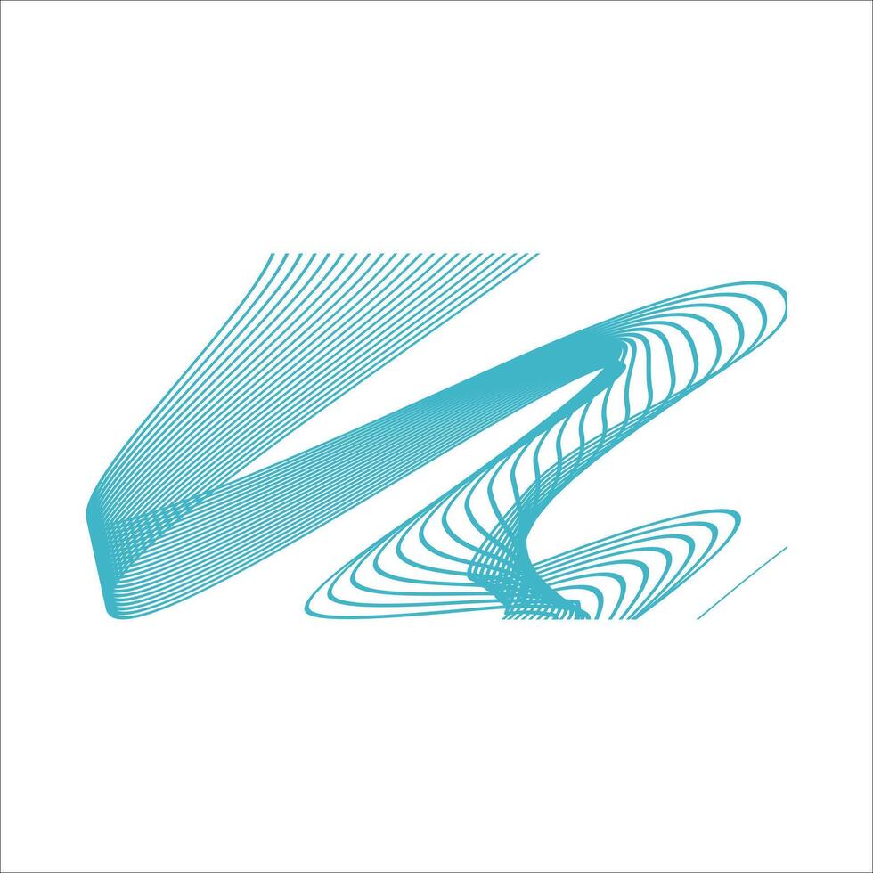 Abstract wave line element vector