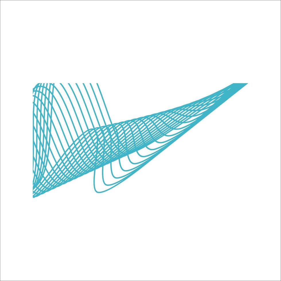 Abstract wave line element vector