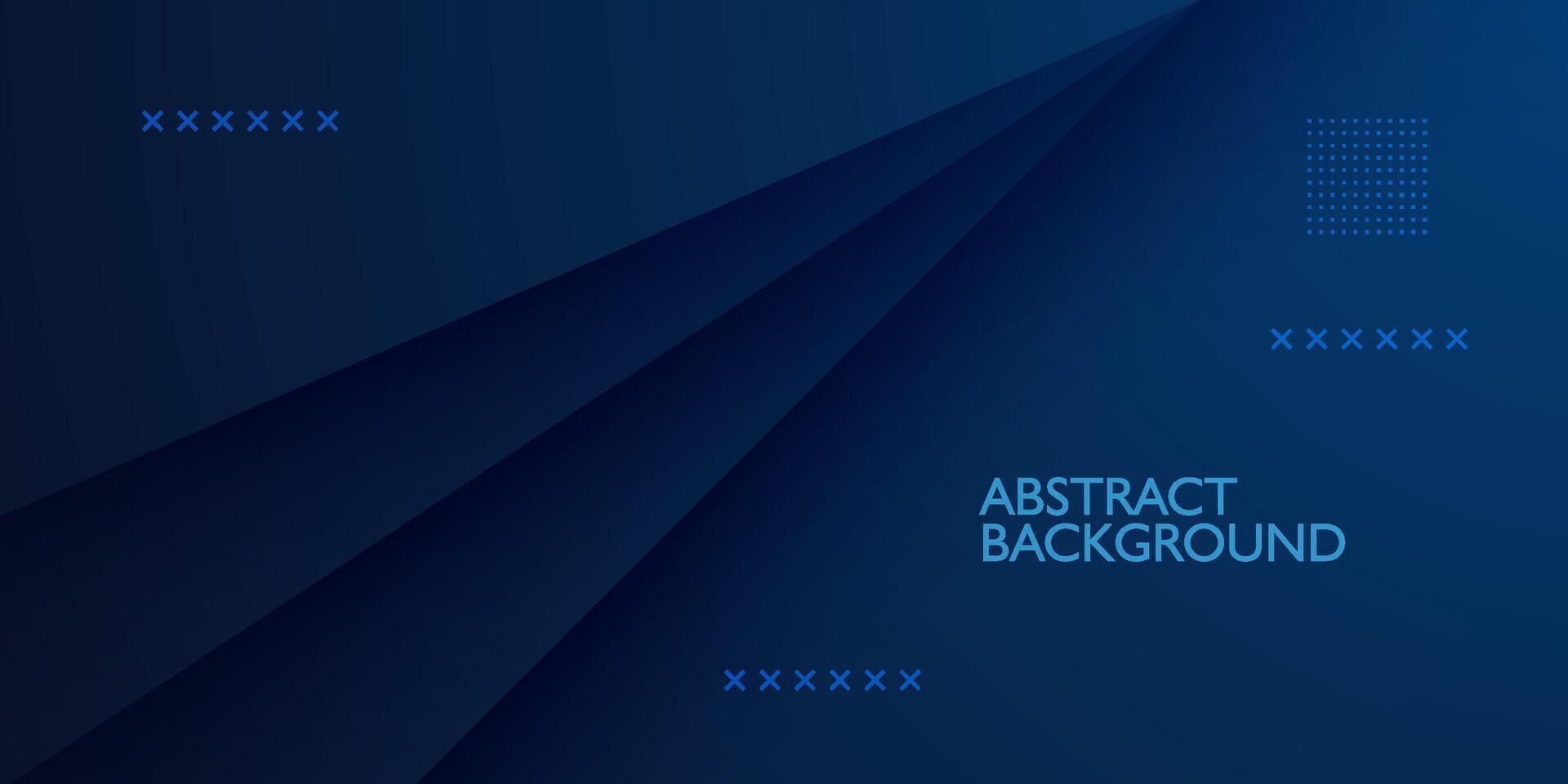 Dark blue dynamic abstract background with straight shadow lines. Modern creative halftone premium gradient. 3d cover of business design. Eps10 vector