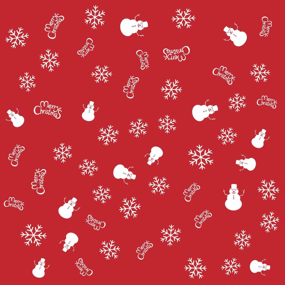 Seamles pattern Christmas background vector