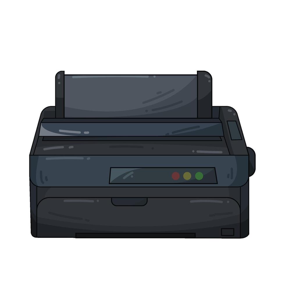 Illustration of printer vector