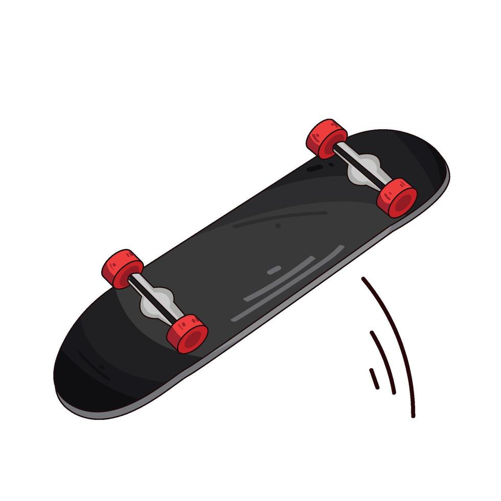 Illustration of skateboard vector