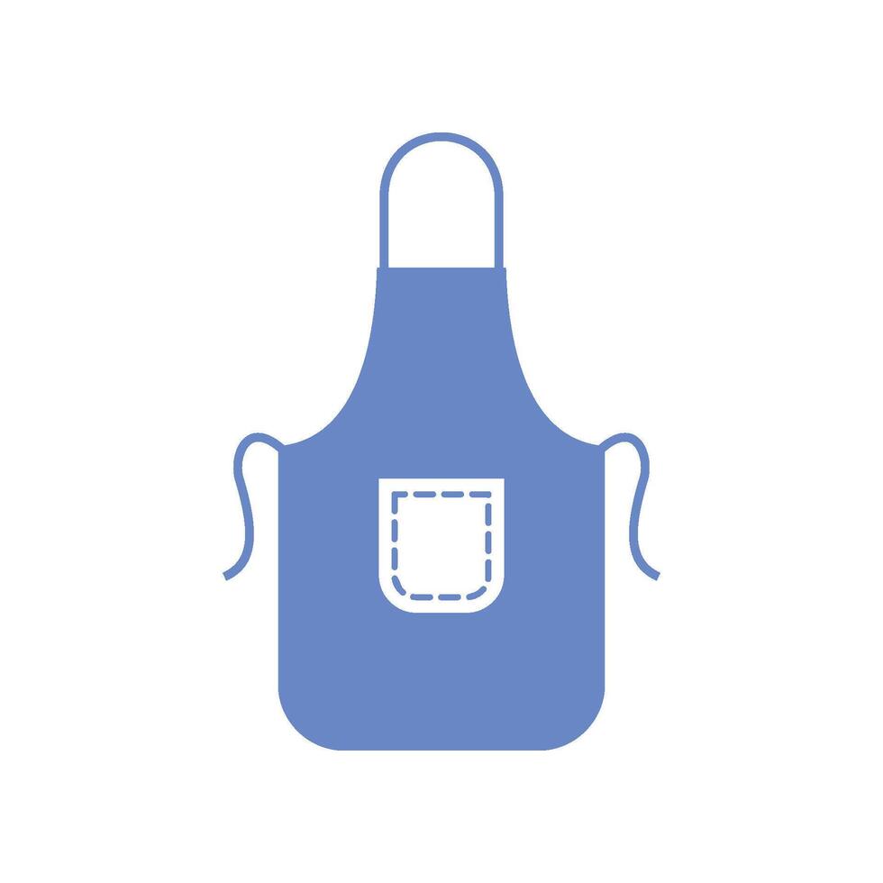 Chef Apron Icon Template Illustration Design vector
