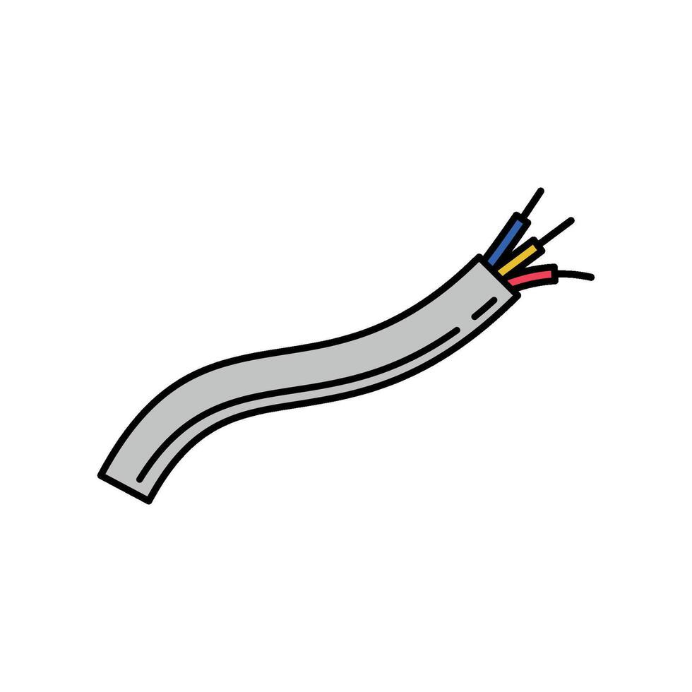 Cable Wire Icon Template Illustration Design vector