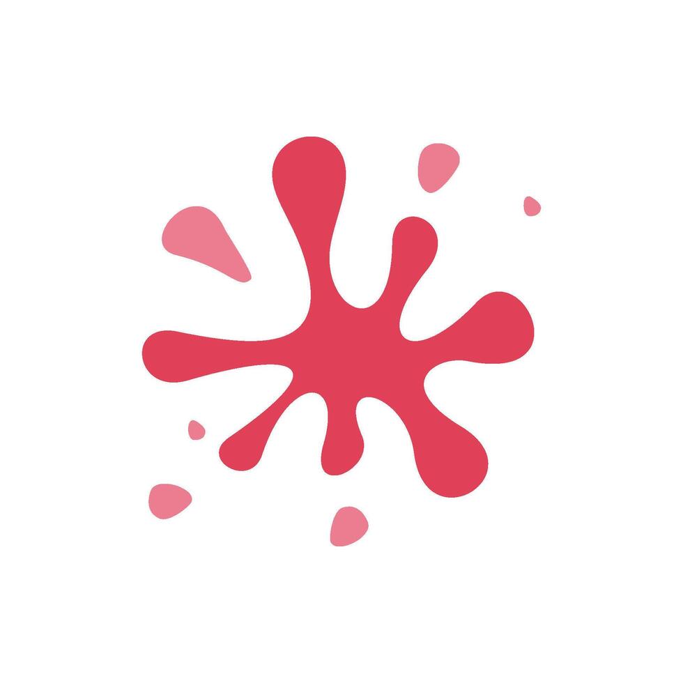 Paint Splash Icon Template Illustration Design vector