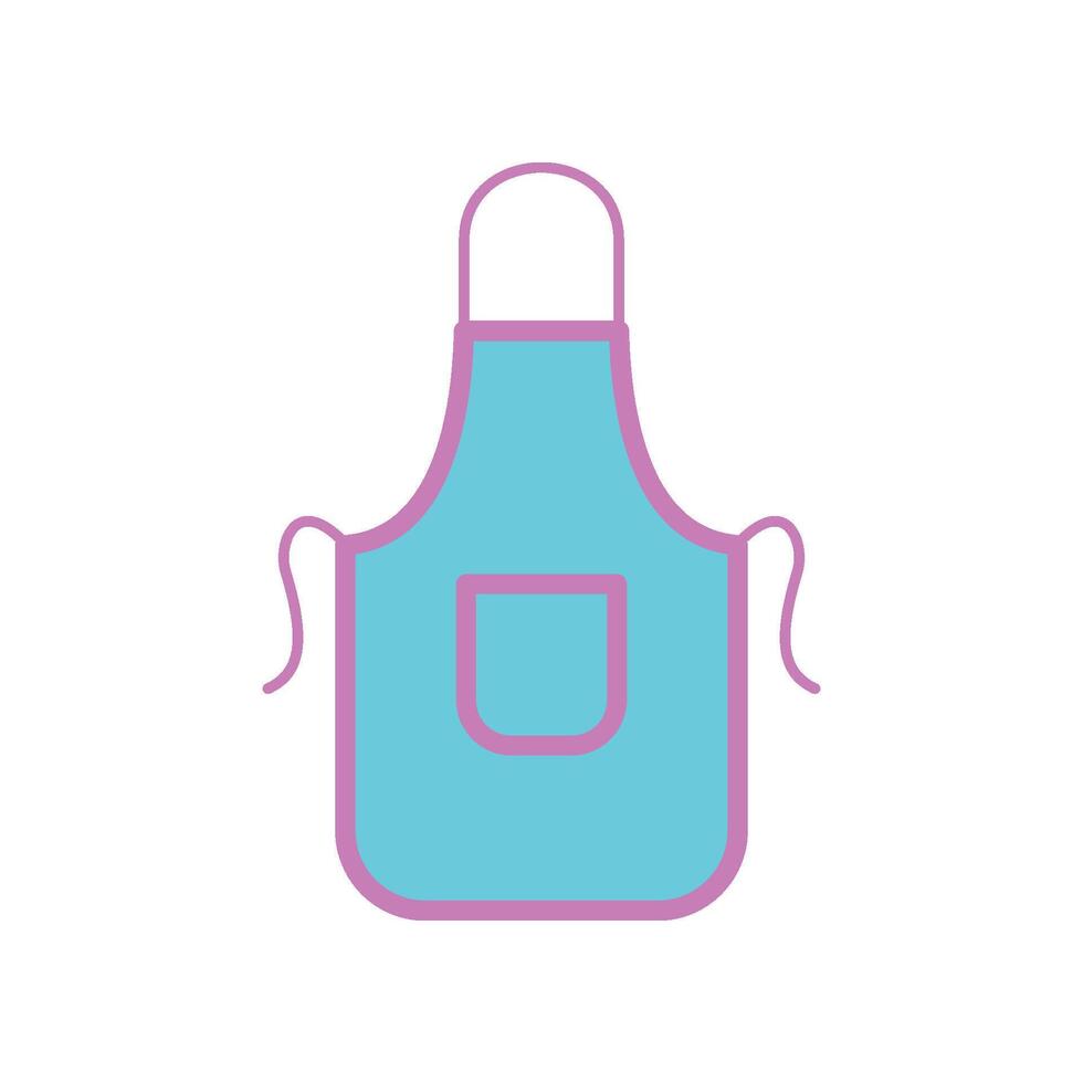 Chef Apron Icon Template Illustration Design vector