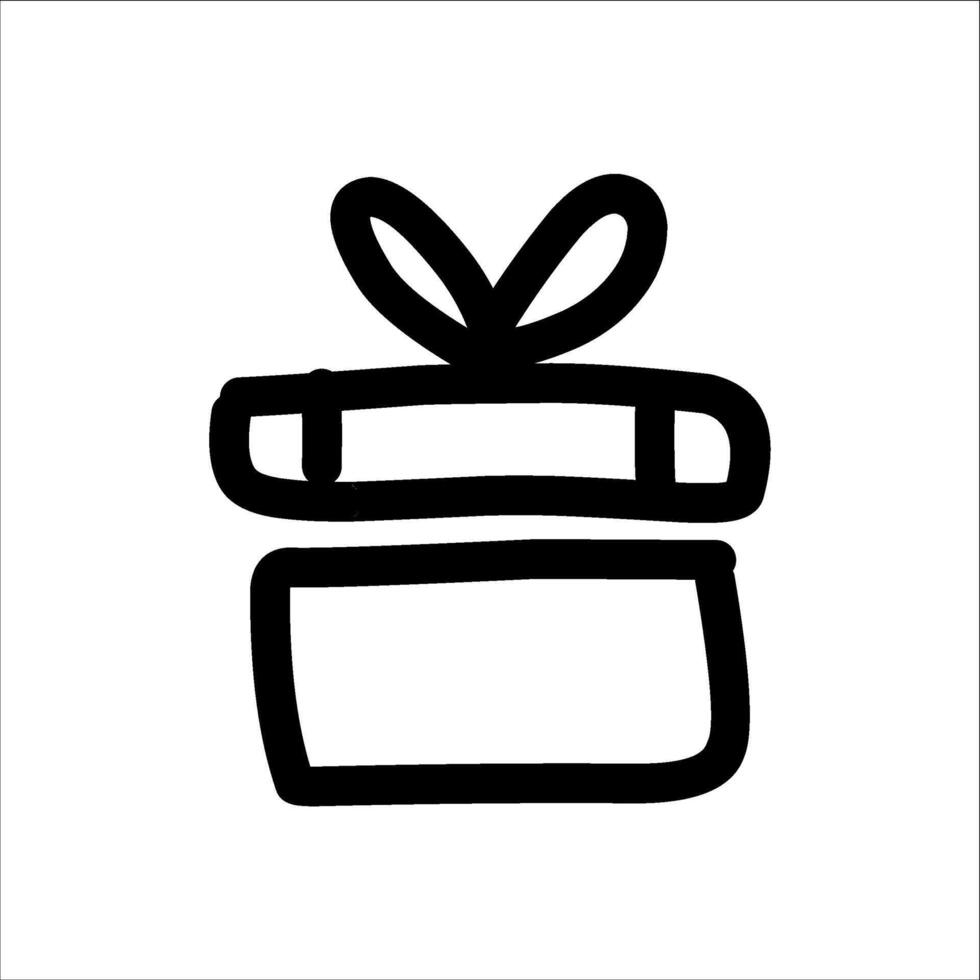 Christmas elements in modern minimalist geometric style. icon set in black in flat design style. Christmas tree with geometric patterns, stars, lights and Christmas supporting elements vector