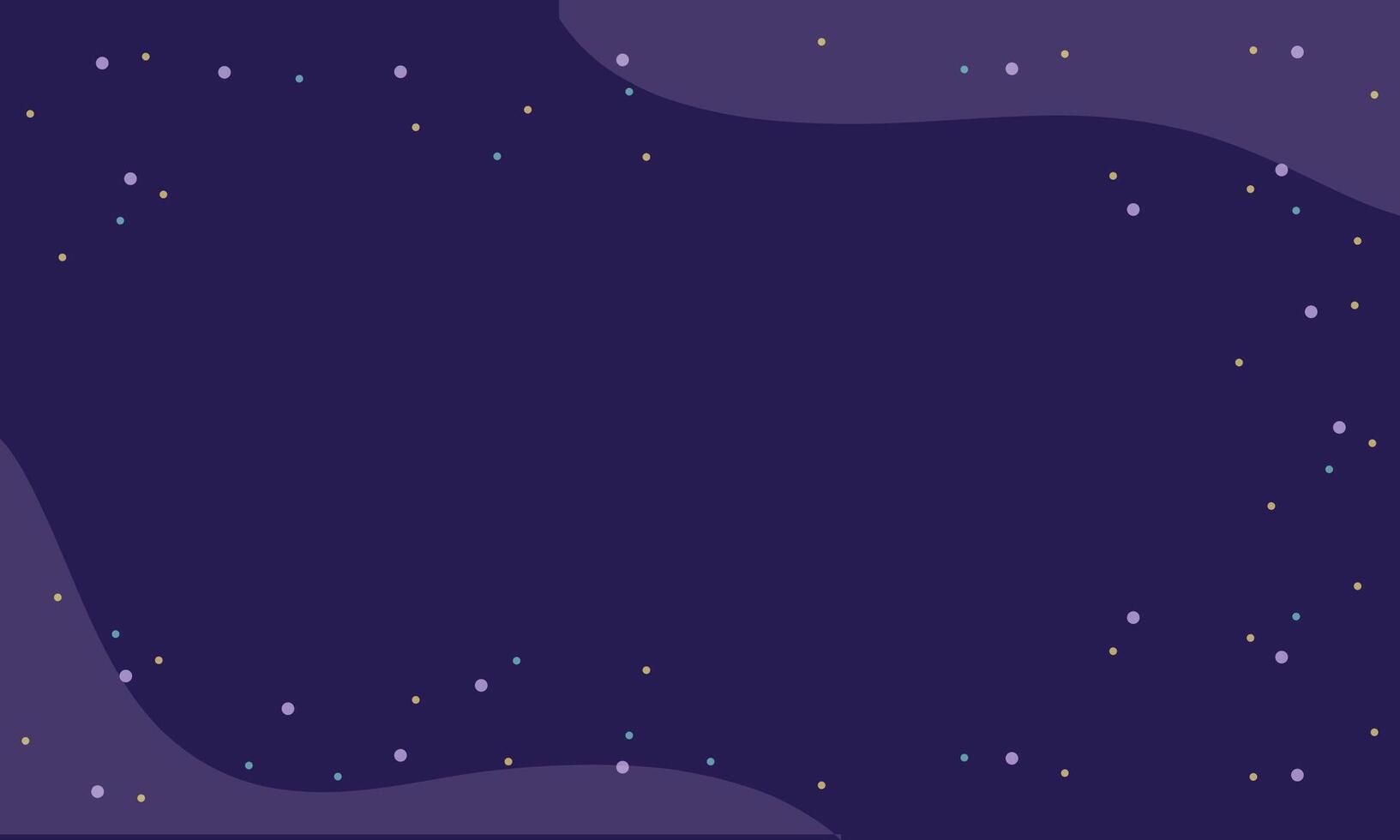 space background Cute flat style template with Stars in Outer space vector
