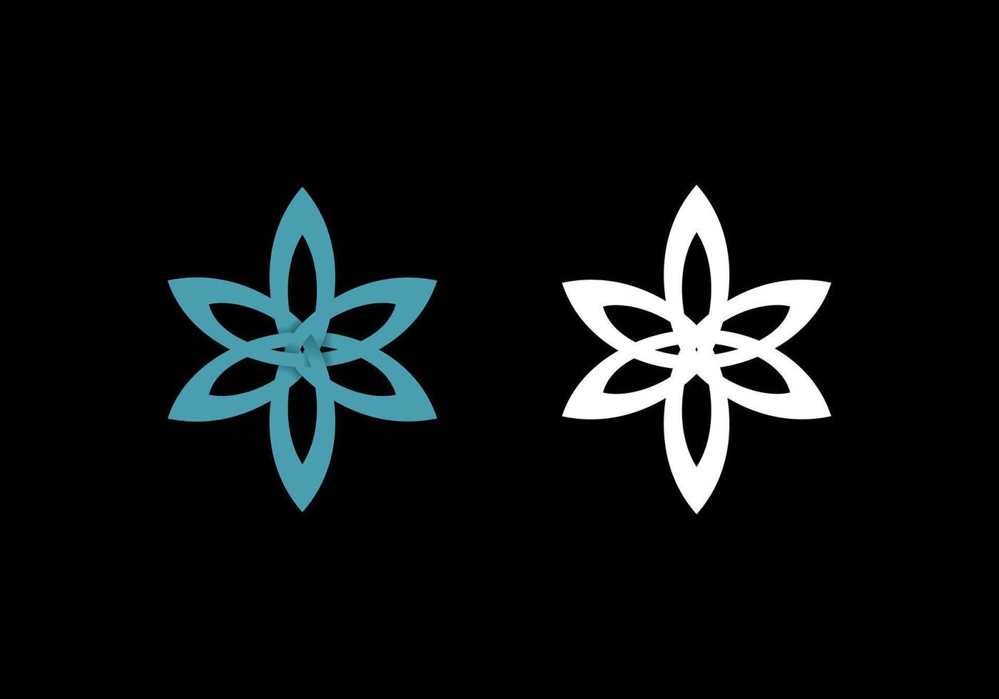 Trident Logo Design Illustration vector