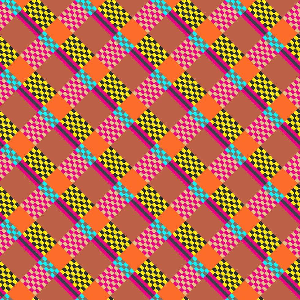 Geometric ethnic floral pixel art embroidery, Aztec style, abstract background design for fabric, clothing, textile, wrapping, decoration, scarf, print, wallpaper, table runner. vector