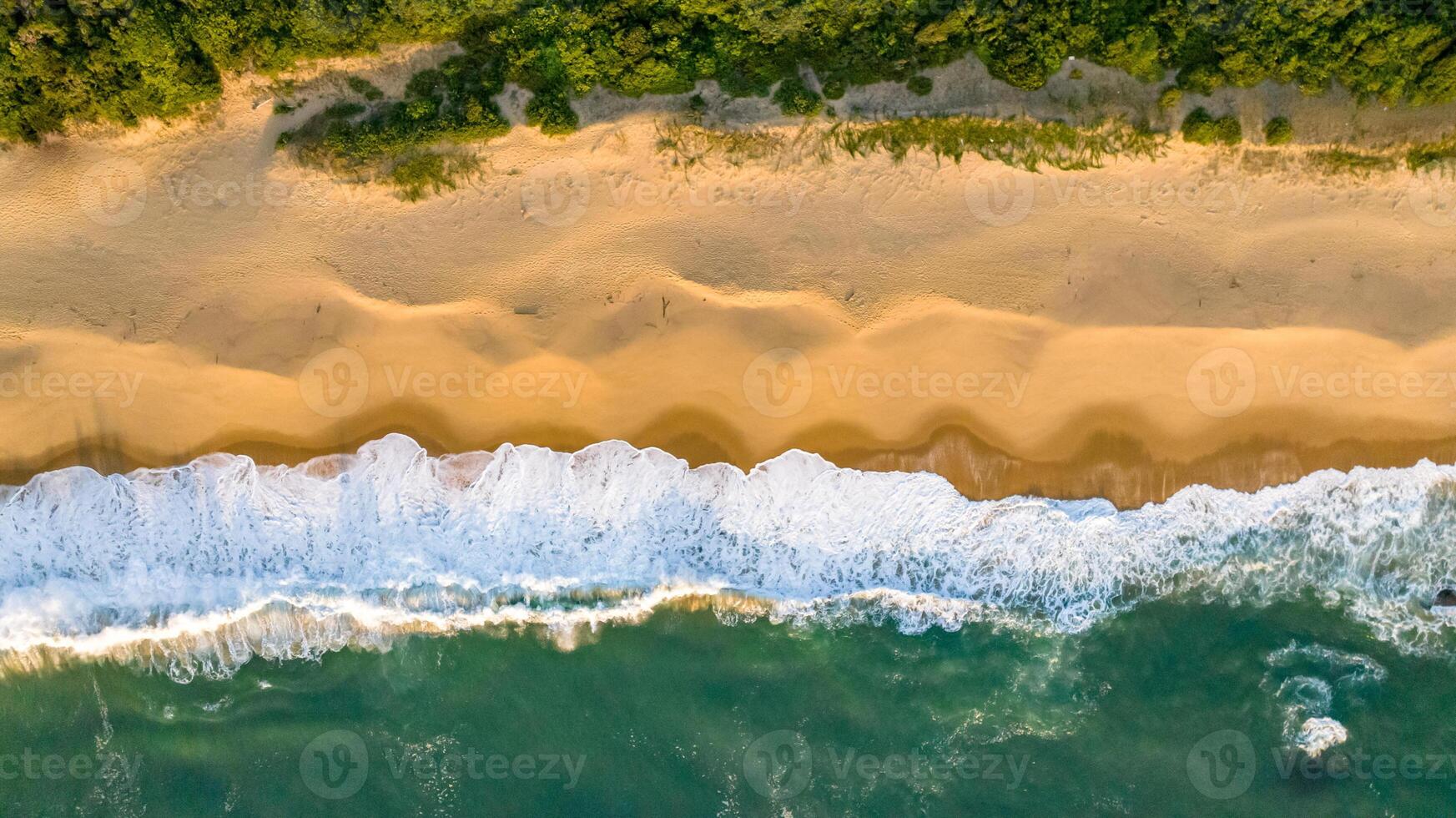 Balneario Camboriu in Santa Catarina. Taquaras Beach and Laranjeiras Beach in Balneario Camboriu. Aerial view in landscape. photo