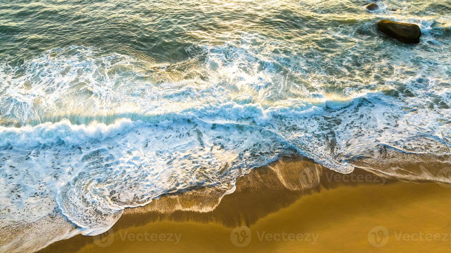 Balneario Camboriu in Santa Catarina. Taquaras Beach and Laranjeiras Beach in Balneario Camboriu. Aerial view in landscape. photo