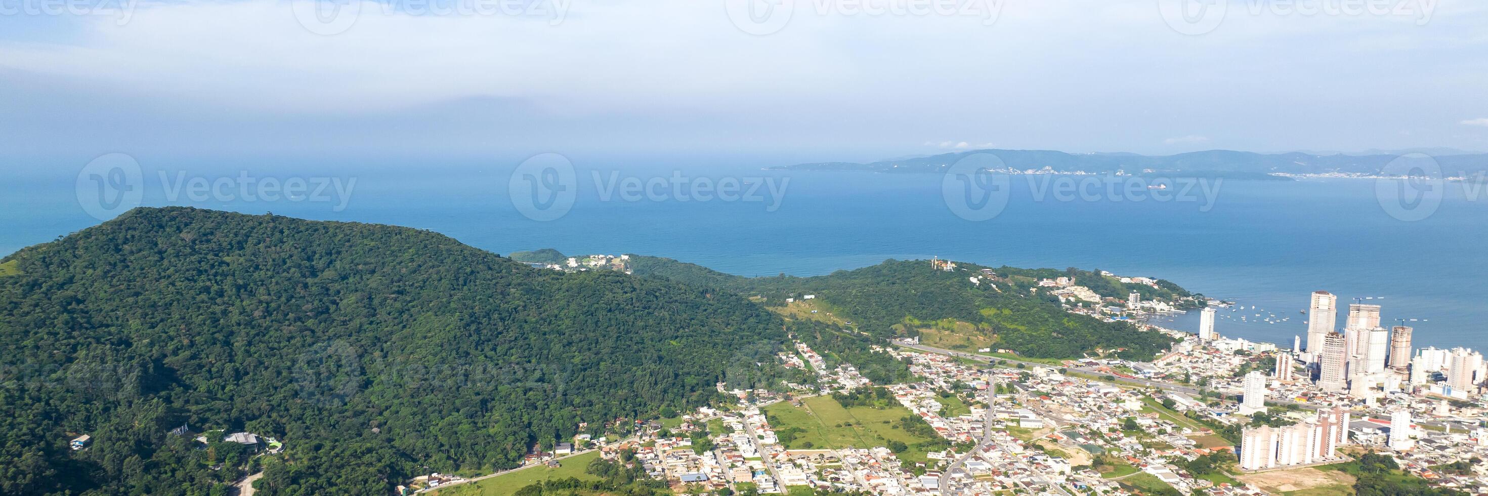 Itapema Beach in Santa Catarina. Web banner. photo