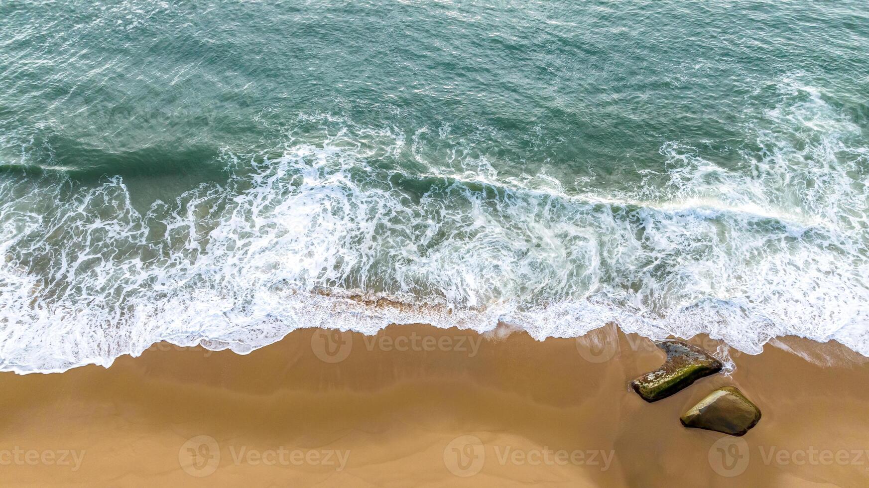 Balneario Camboriu in Santa Catarina. Taquaras Beach and Laranjeiras Beach in Balneario Camboriu. Aerial view in landscape. photo