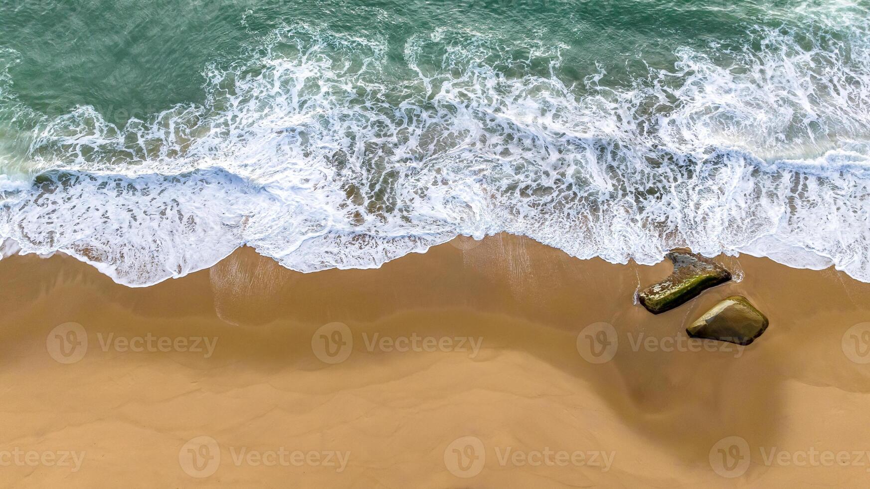 Balneario Camboriu in Santa Catarina. Taquaras Beach and Laranjeiras Beach in Balneario Camboriu. Aerial view in landscape. photo