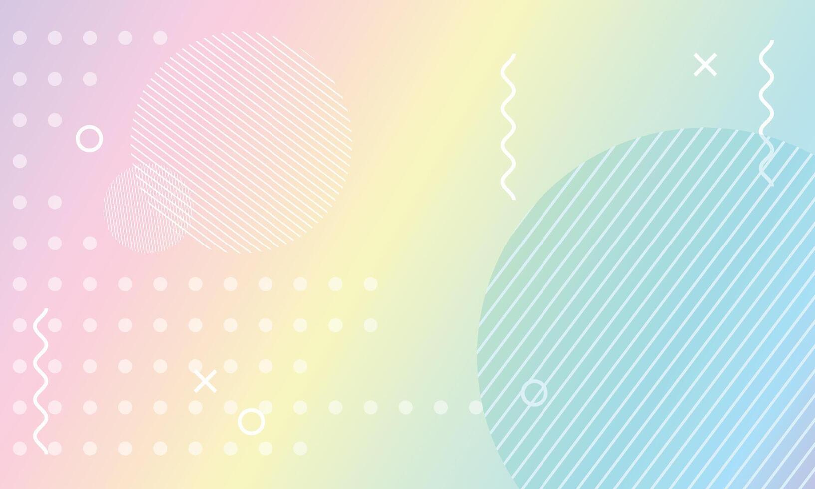 gradient abstract modern geometric line circle and triangle background vector
