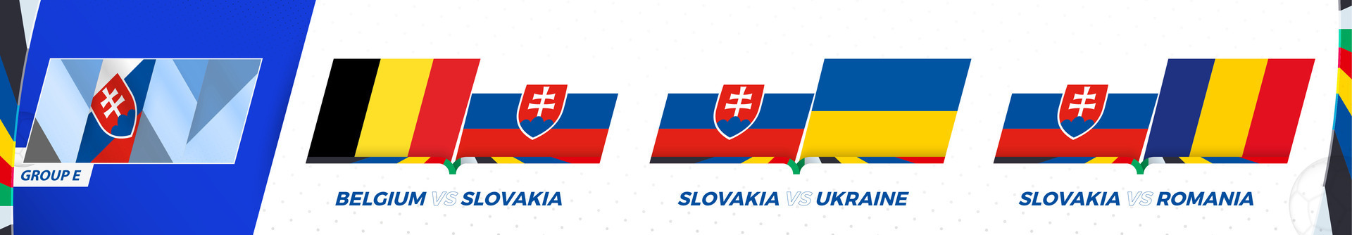 Slovakia football team games in group E of International football