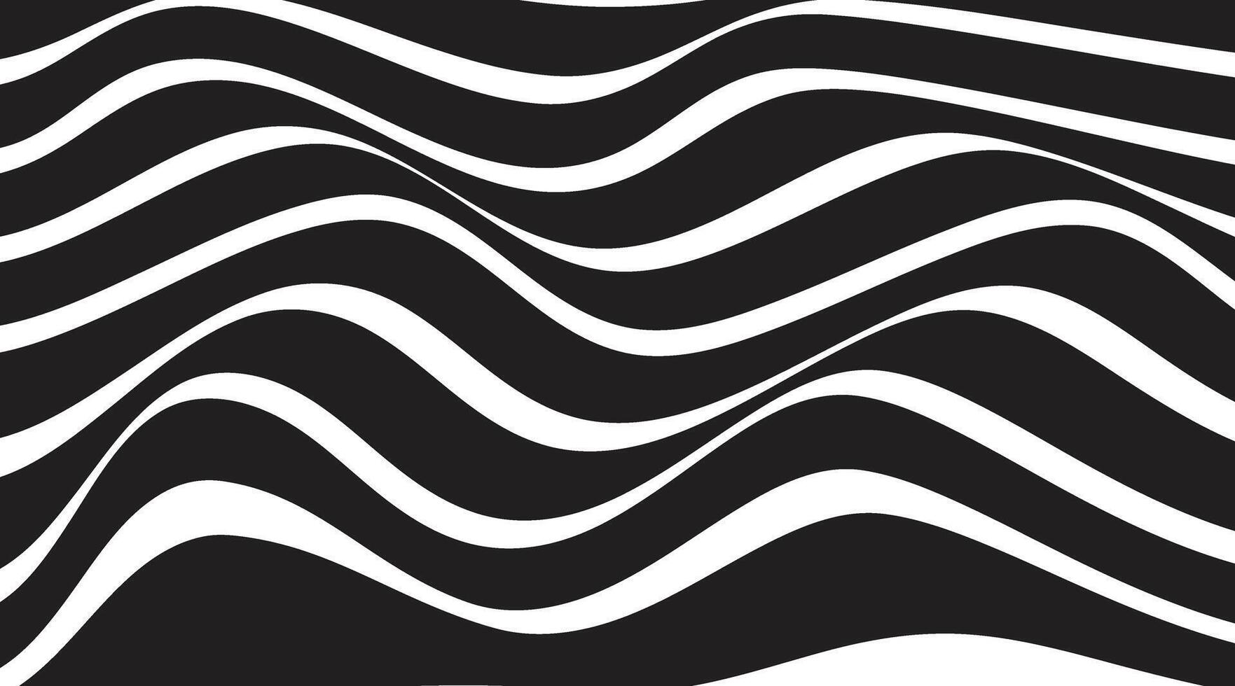 Abstract black stripes wave line background. illustration vector