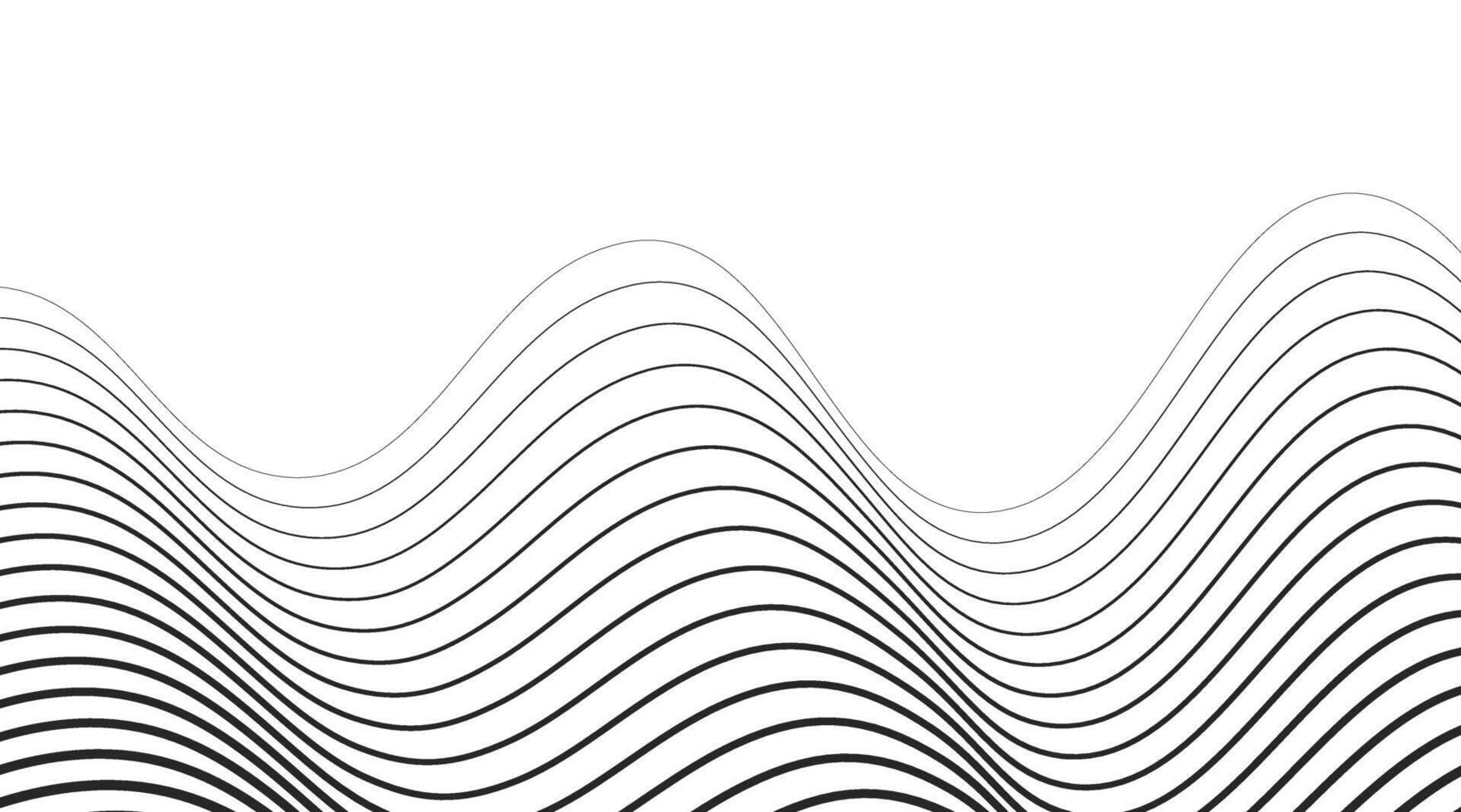Abstract stripes wave line background. illustration vector