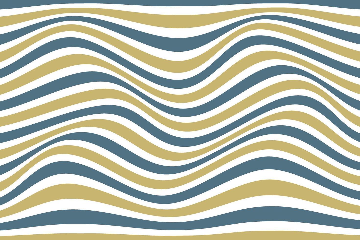 simple abstract earthtone skyblue cream color horizontal line wavy distort pattern blue waves in a blue background vector