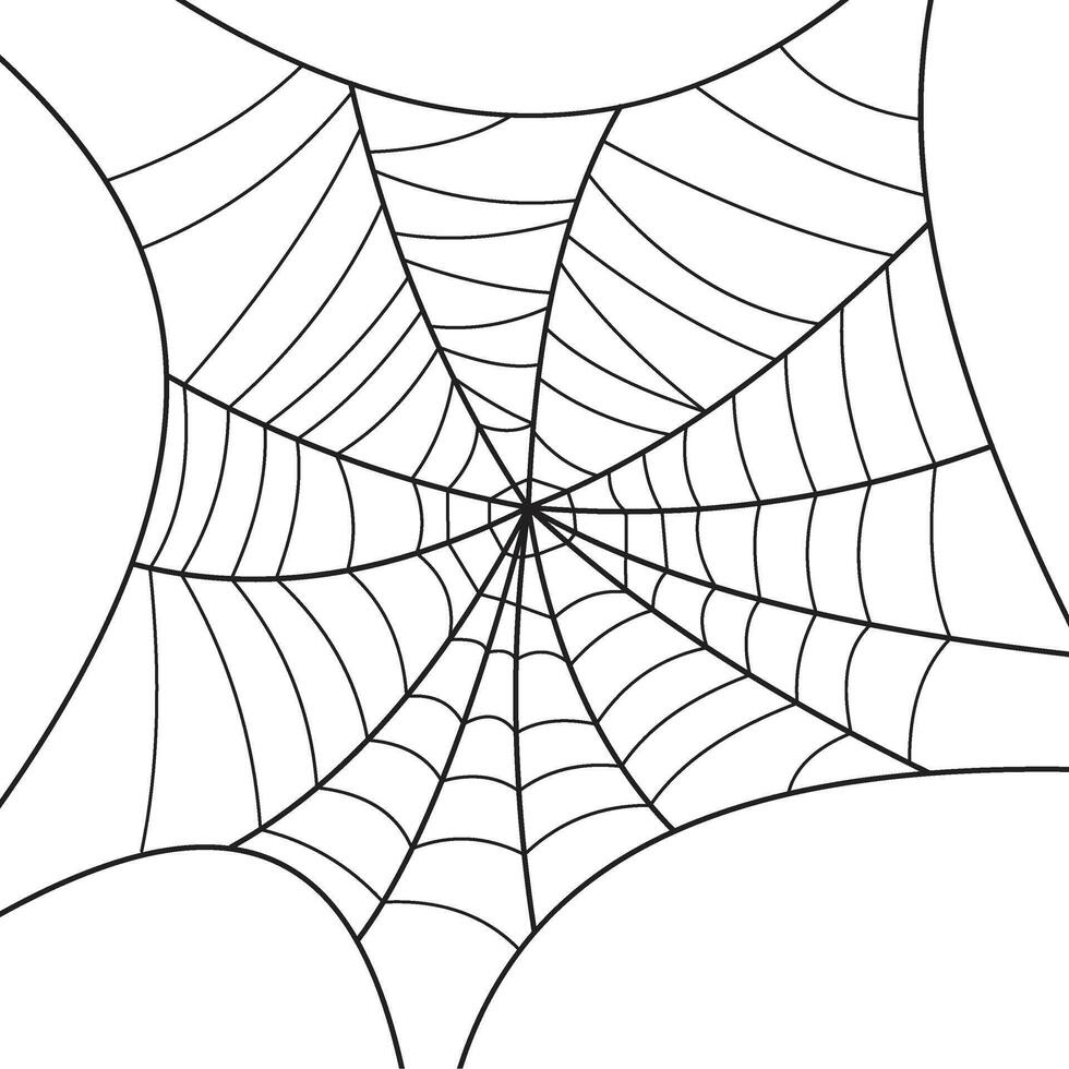 Halloween Spider Web vector