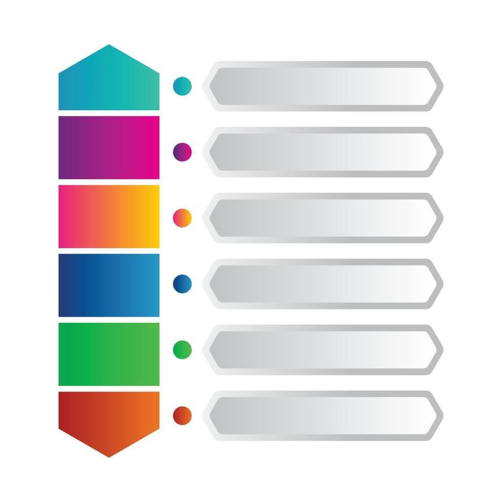 Modern Infographic Table vector