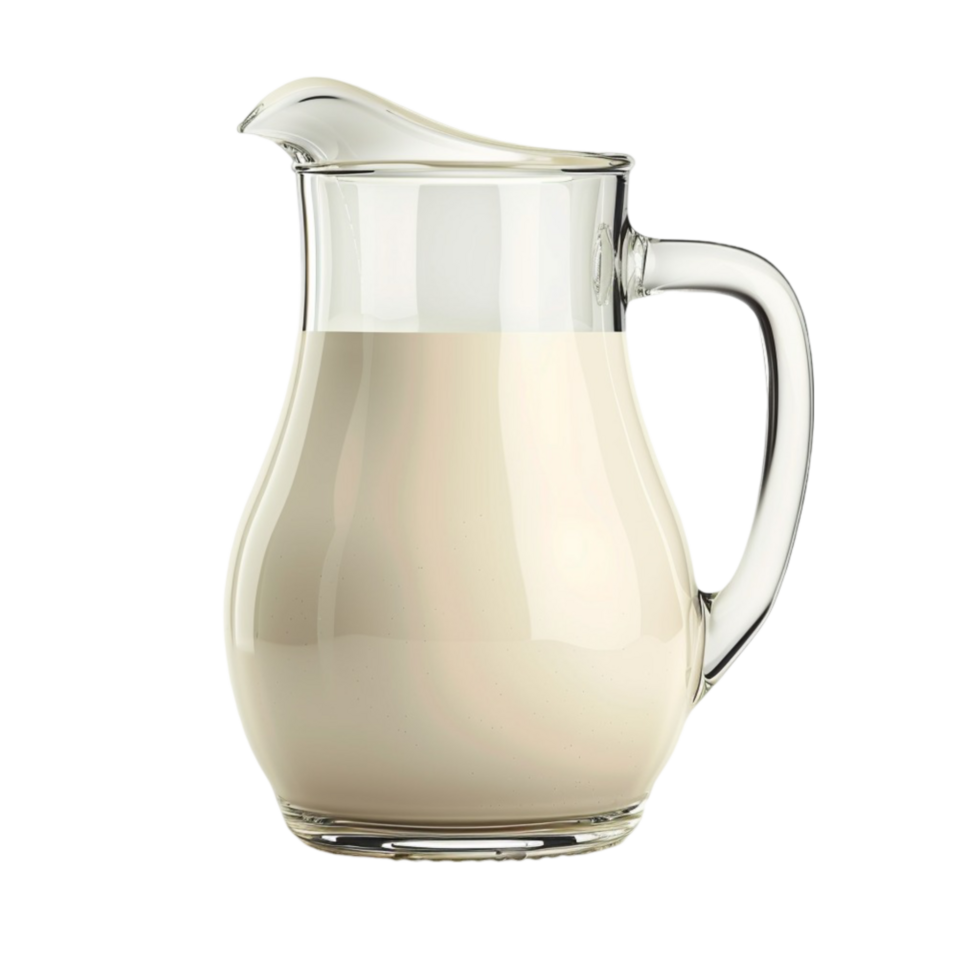 en kanna av mjölk på en transparent bakgrund png