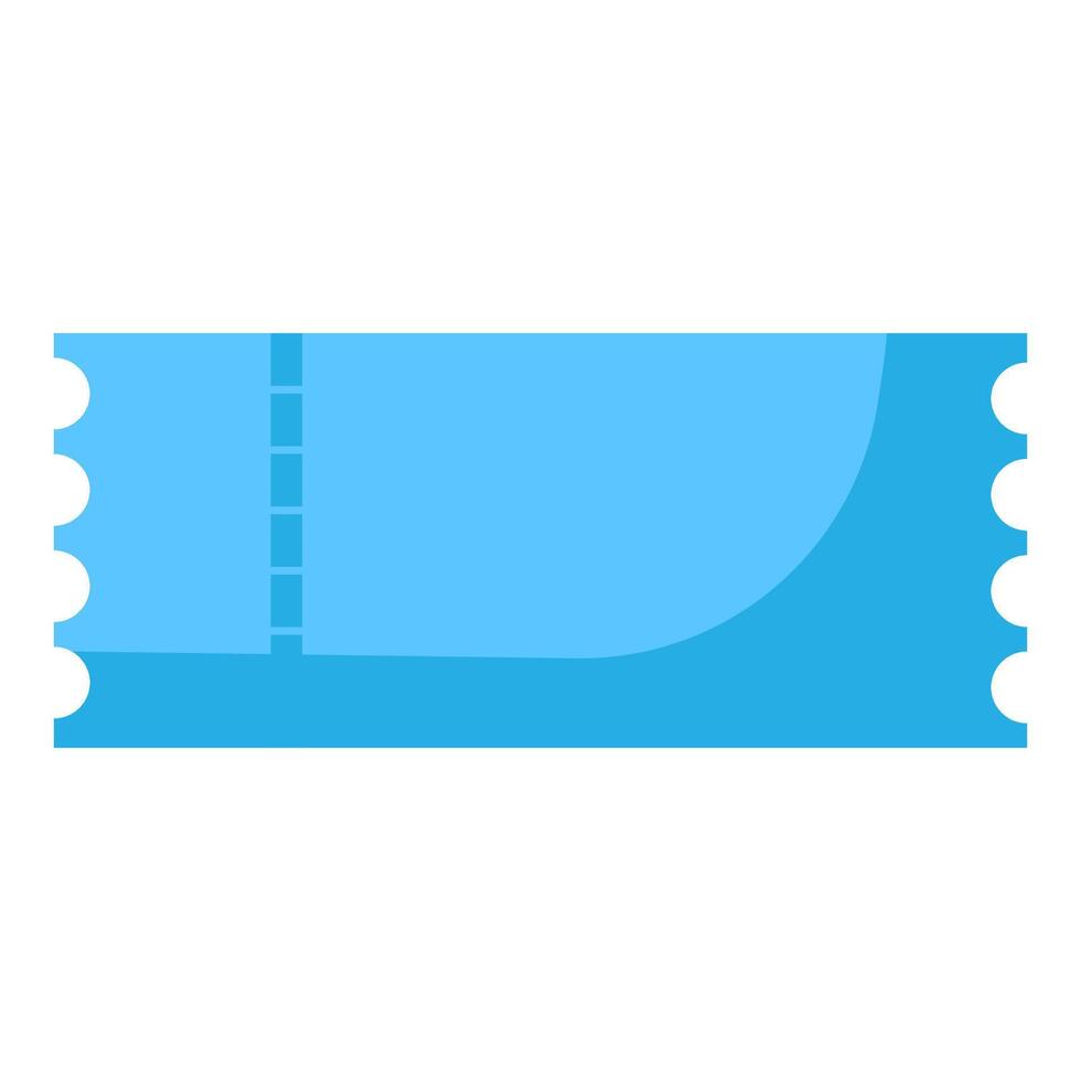 Paper Ticket With Perforated Part Sale Coupon Shop vector