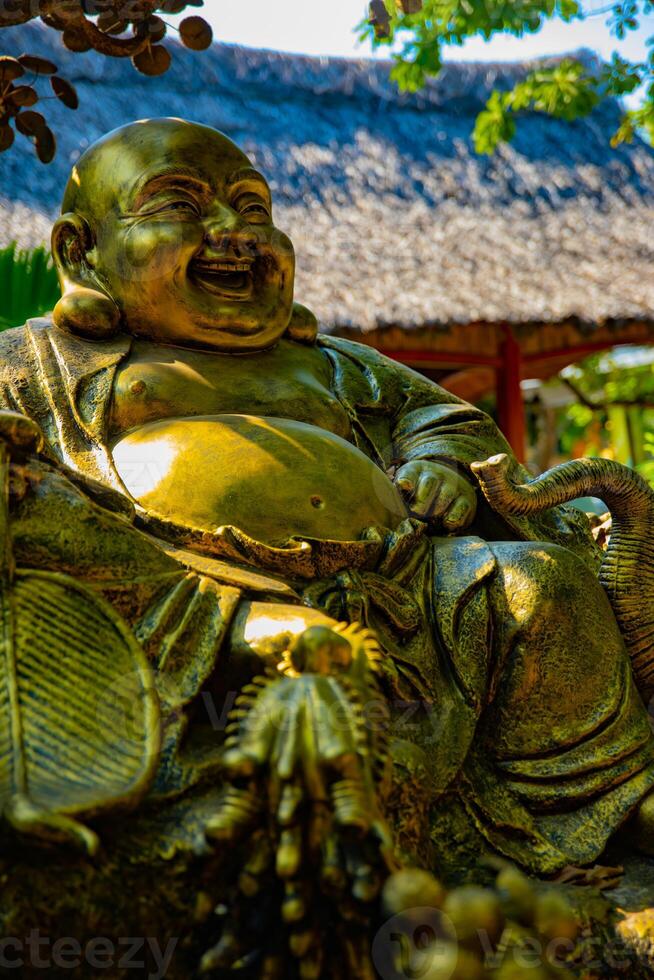 A Guardian statue at Suoi Tien park in Ho Chi Minh Vietnam photo