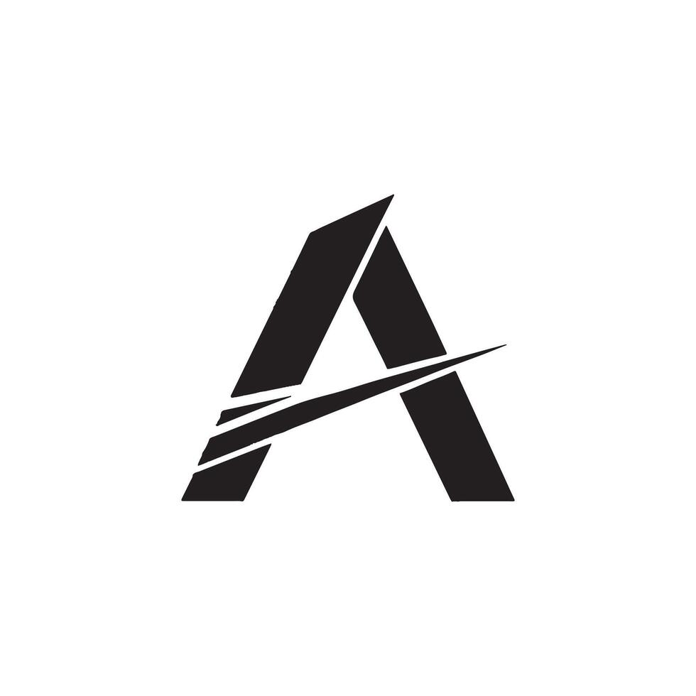 A LETTER LOGO DESIGN vector