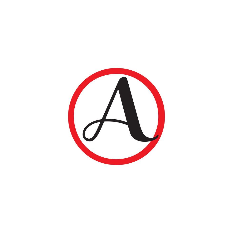 A LETTER LOGO DESIGN vector