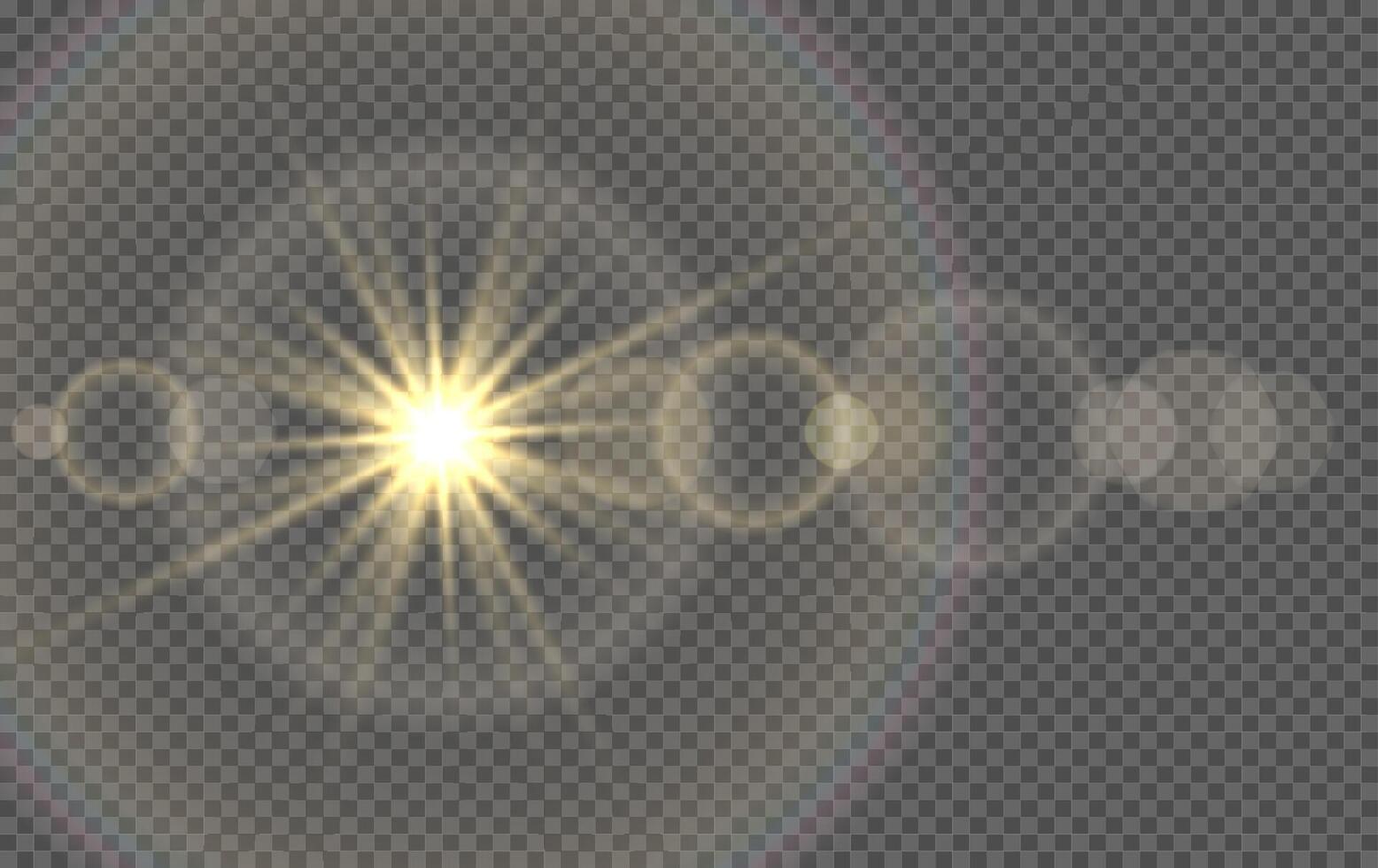 Effect sparkling stars light burst explosion, flickering and flashing lights. collection of different light effects on black background. transparent lens flares and lighting effects. design. vector