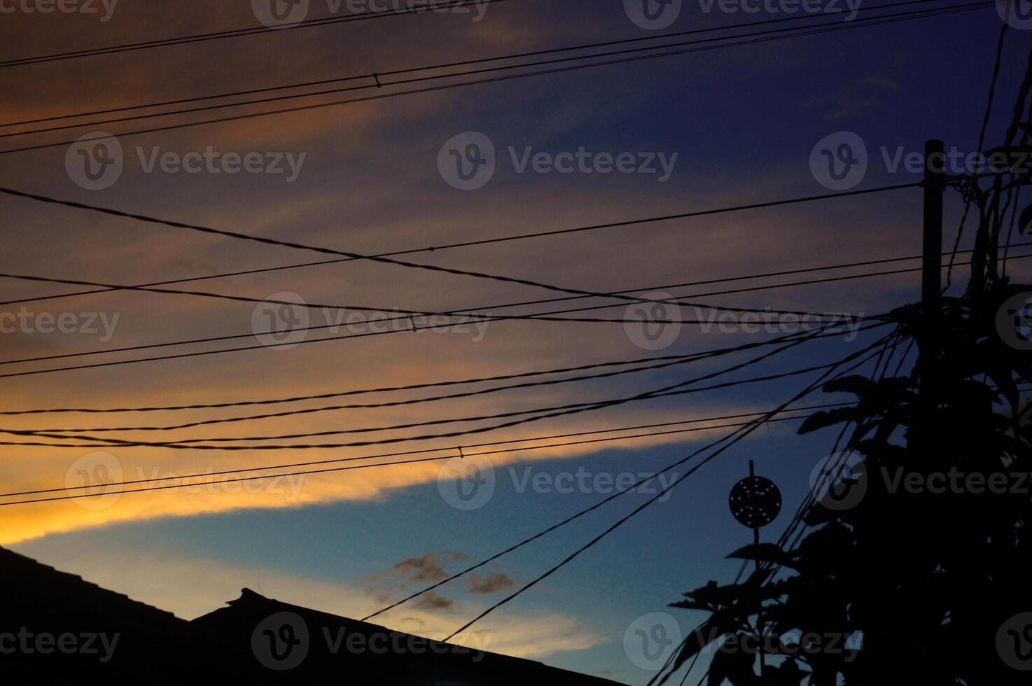 The view of the sky in the afternoon photo