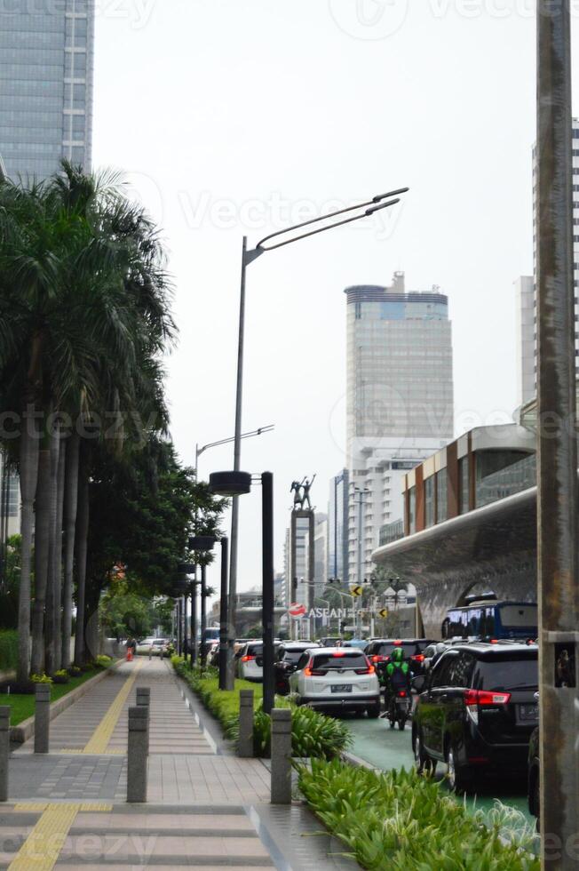 View of the city of Jakarta datang photo