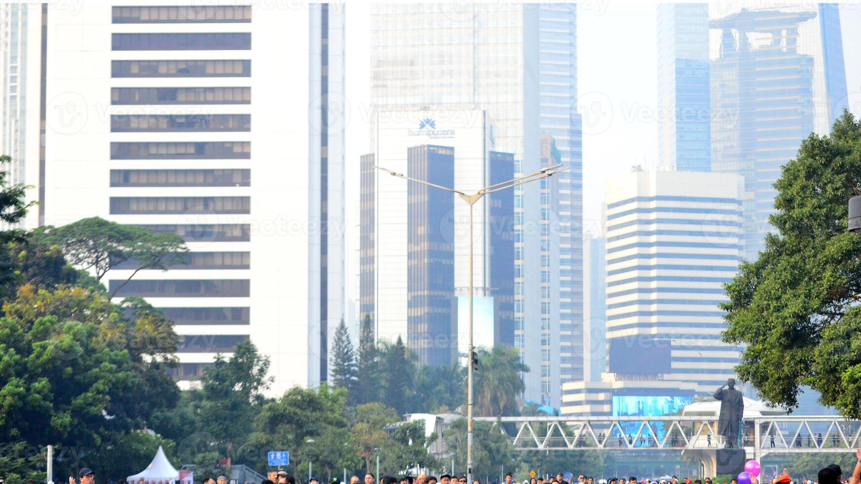 View of the city of Jakarta datang photo