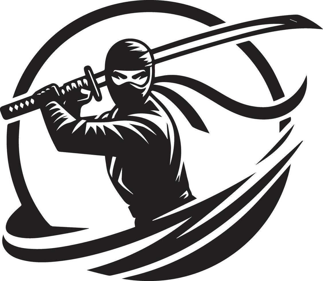 Ninja Assassin Fighter vector